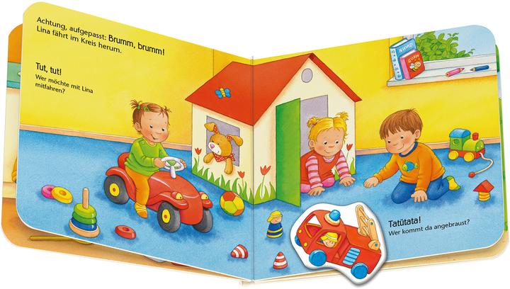 Produktbild Ravensburger ministeps: Mein erstes Magnetbuch: Wer spielt womit? Meine Welt (Deutsch)