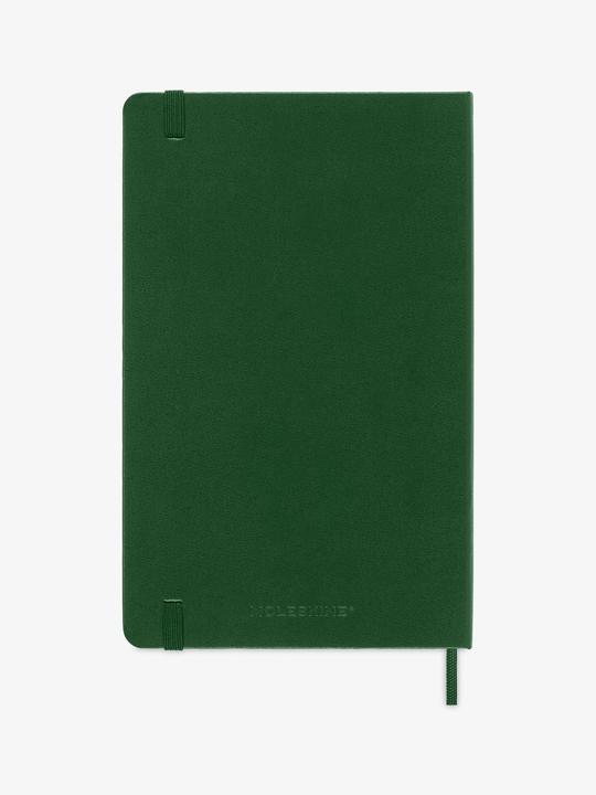 Actual product image Moleskine 12 Month Daily Calendar 2024, Large/A5, Myrtle Green (A5, Hardcover, English)