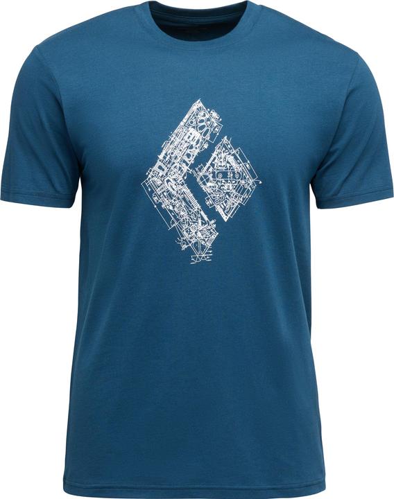 Black Diamond Engineered Diamond SS Tee - T-Shirt - Herren (M)