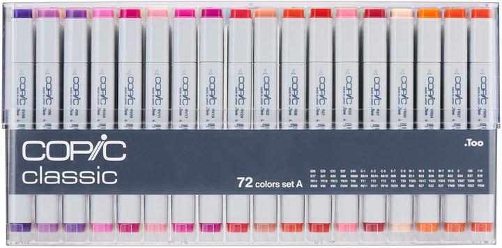 Copic 72er Set (Grau, 7 mm, 72 x)