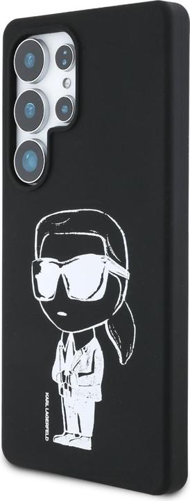 Immagine prodotto Karl Lagerfeld Silicone Graffiti Ikonik Printed Logo MagSafe Case for Samsung Galaxy S25 Ultra - Bla (Samsung Galaxy S25 Ultra)