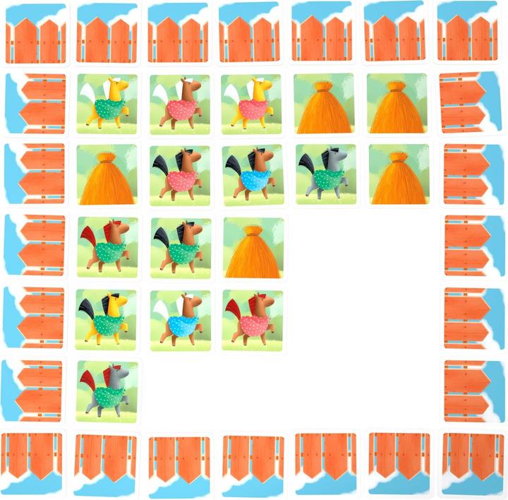 Actual product image Noris NOR71865 - Fun in learning: All my horses, learning game, 2-6 players, ages 5+ (DE edition) (German)