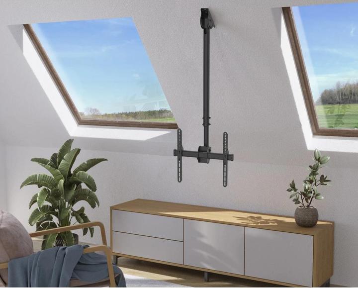 Produktbild Hama TV-Deckenhalterung, schwenkbar, neigbar, 165 cm (65") bis 50 kg (Decke, 65", 50 kg)