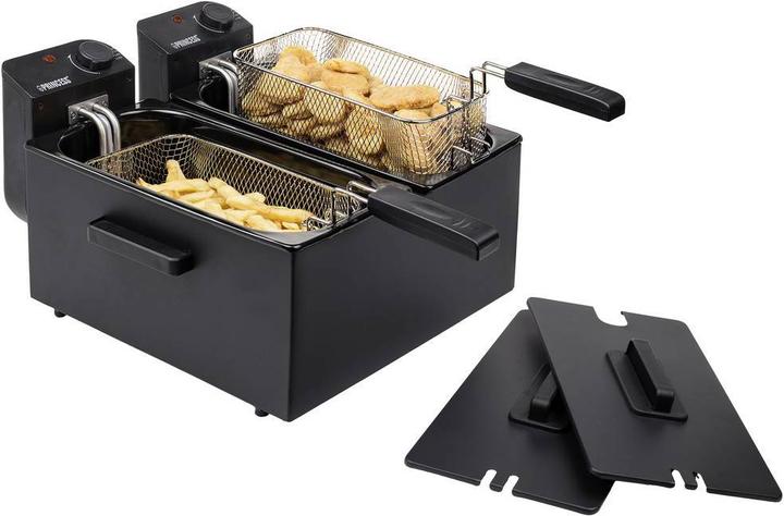 Actual product image Princess Stainless steel double deep fryer