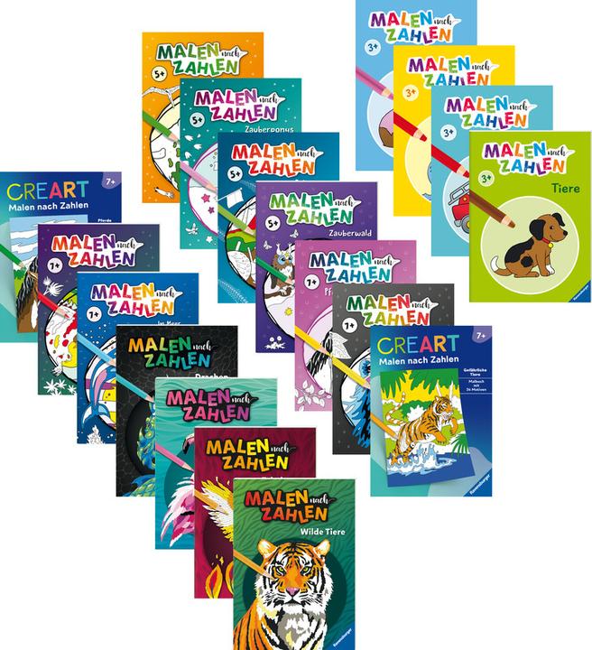 Produktbild Ravensburger Malen nach Zahlen: Pferde