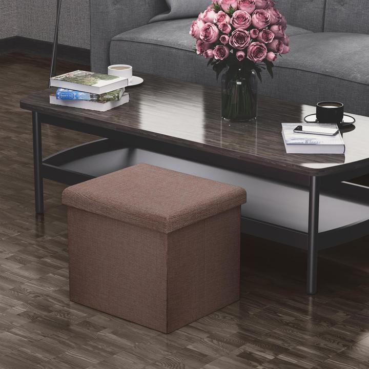 Produktbild Intirilife Sitzwürfel BERNSTEIN BRAUN
