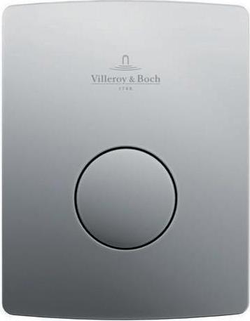 Produktbild Villeroy & Boch V&B Urinal-Abdeckplatte ViConnect U100 162x126x17mm chrom