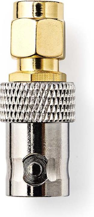 Produktbild Nedis SMA Adapter - SMA-Stecker - BNC-Buchse - Vergoldet - 50 Ohm - Gerade - Kupfer - Gold - 2 Stück (Antennenkabel)