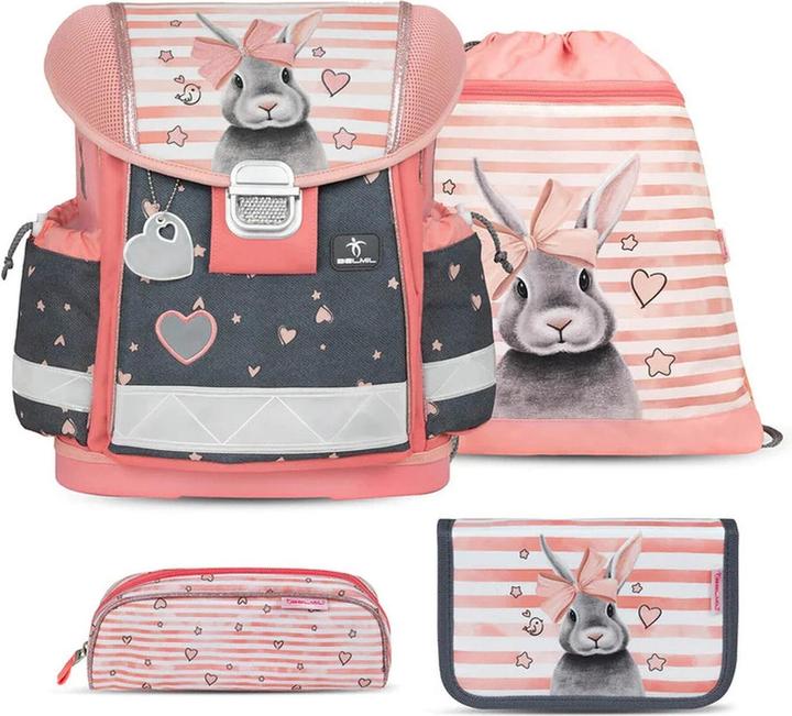 Produktbild Belmil CLASSY Schulrucksack-Set Little Bunnies (19 l)
