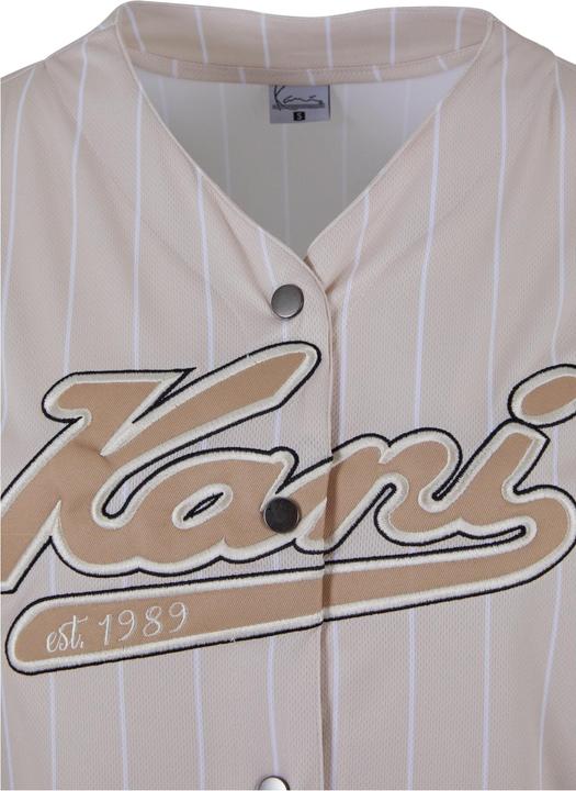 Immagine prodotto Karl Kani KW233-035-1 KK Varsity Pinstripe Baseball Shirt (XS)