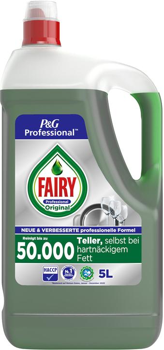 Fairy P&G Professional Original Handsplmittel, 5 Liter (Flüssig, 50000 Waschgänge)