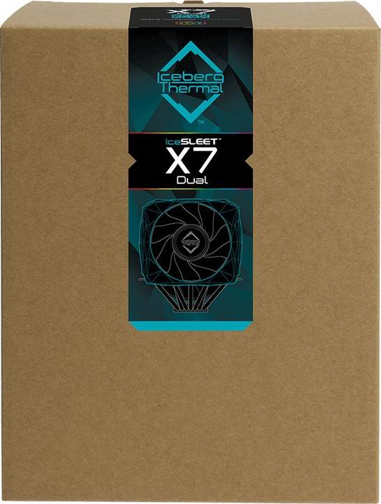 Produktbild Iceberg Thermal IceSLEET X7 Dual - RGB - AM4/Intel (166 mm)