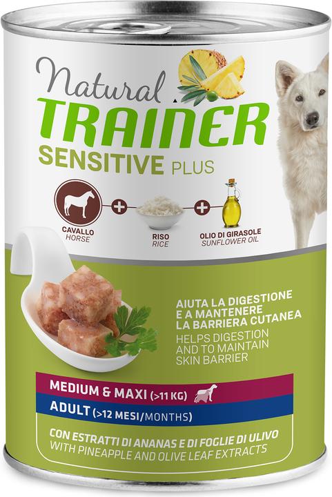 Produktbild Natural Trainer Hundefutter Sensitive No Gluten Medium & Maxi Adult Pferd (Adult, 1 Stk., 400 g)