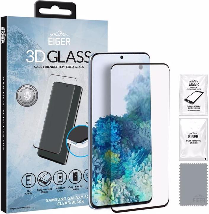 Immagine prodotto Eiger Mountain Glass Clear Edge (1 Pezzo/i, Samsung Galaxy S20+)