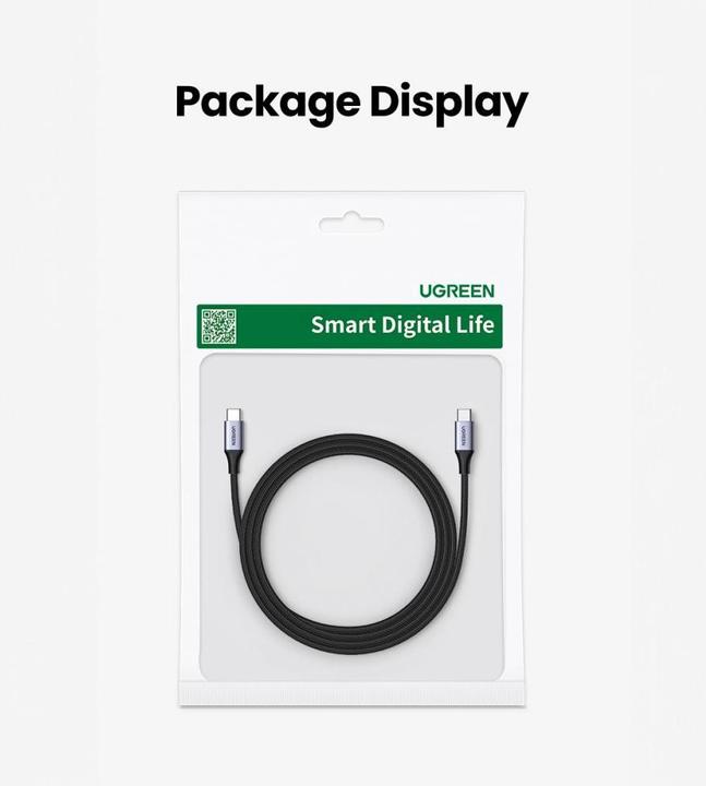 Image du produit Ugreen USB type C - USB type C (1 m, USB 2.0)
