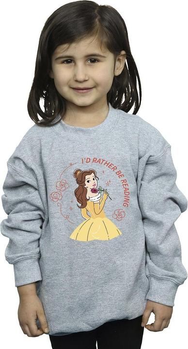 Actual product image Disney Girls Beauty And The Beast I'd Rather Be Reading Sweatshirt (152, 158)