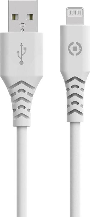 Celly Grs Usb-a to Lightning Cable White