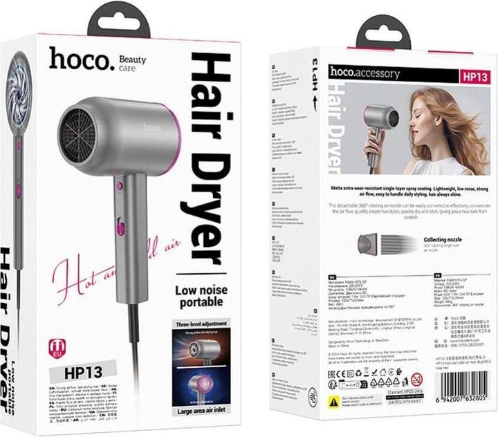 Produktbild Hoco Other hot and cold air hair dryer HP13 rose red