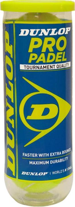 Actual product image Dunlop Pro Padel -padelpallo, 3 kpl