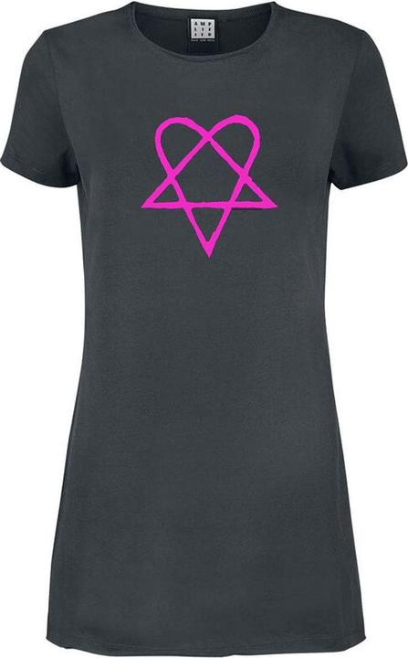 Actual product image Amplified Womens/Ladies Heartagram HIM T-Shirt Dress (XL)