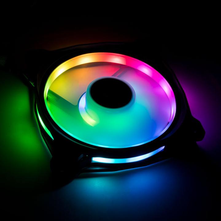 Actual product image Thermaltake Riing Duo 12 RGB LED Fan - 120mm Set of 3 (120 mm, 3 x)