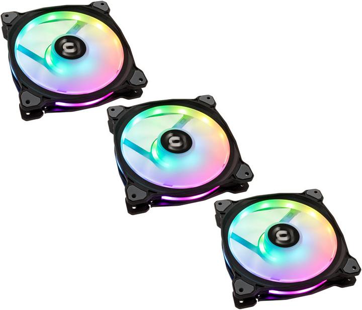Produktbild Thermaltake Riing Duo 14 RGB LED-Lüfter - 140mm 3er Set (140 mm, 3 x)