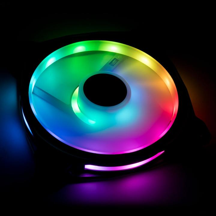 Produktbild Thermaltake Riing Duo 14 RGB LED-Lüfter - 140mm 3er Set (140 mm, 3 x)