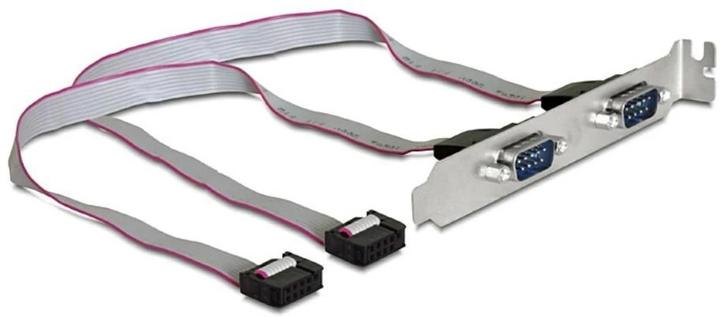 Actual product image Delock Seriel 2 Ports RS-232 Bracket