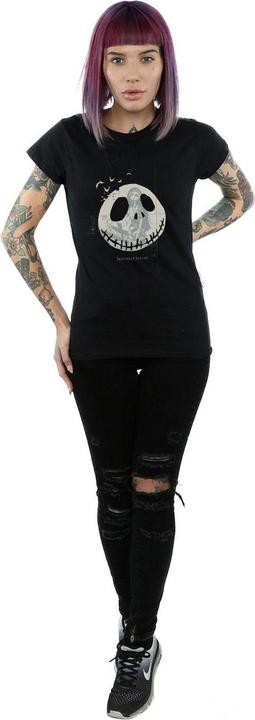 Actual product image Disney Womens/Ladies Nightmare Before Christmas Seriously Spooky Cotton T-Shirt (XXL)
