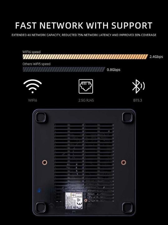 Immagine prodotto Minisforum UM790 Pro (AMD Ryzen 9 7940HS, 64 GB, 1000 GB, Radeon 780M)