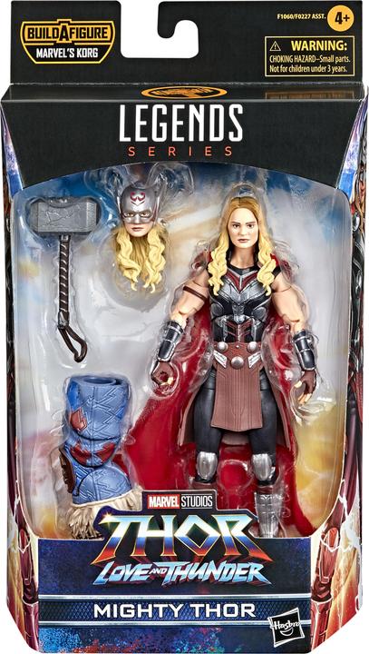 Immagine prodotto Hasbro Marvel Legends Thor: Amore e Tuono, figura d'azione di Mighty Thor da 15 cm, 4 accessori e 1