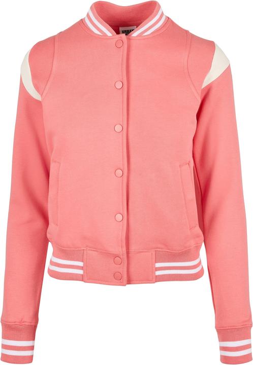 Urban Classics Ladies Inset College Sweat Jacket (XS)