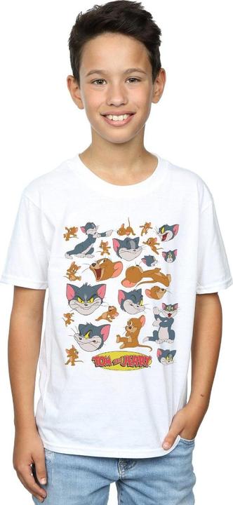 Immagine prodotto Tom & Jerry Many Faces Maglietta Ragazzi (128)