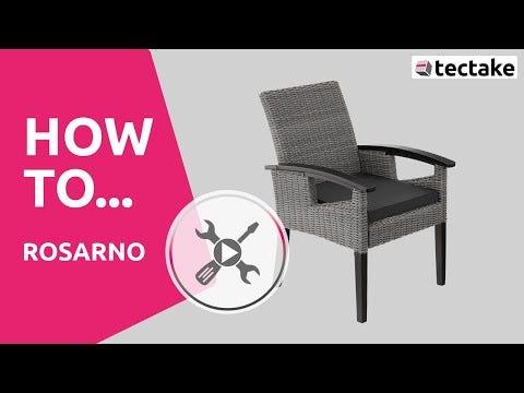 Image du produit tectake Chaise en rotin Rosarno