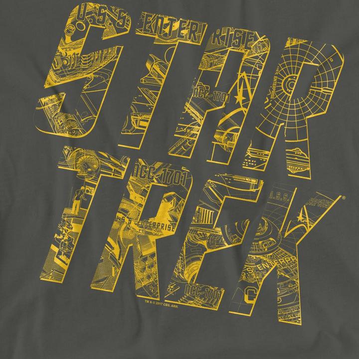 Actual product image Unisex Adult Schematic Logo T-Shirt (L)