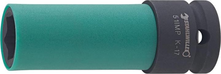 Productafbeelding Stahlwille 51IMP K/3 Set wielmoerdoppen 96838103 (17 mm, 19 mm, 21 mm)