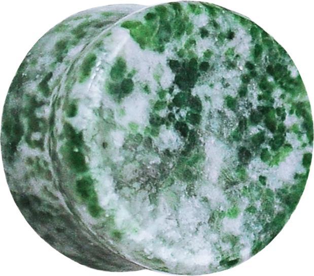 Produktbild Star Piercing Flared Plug aus Amazonit Stein (ohne Messing, Mineralisch)