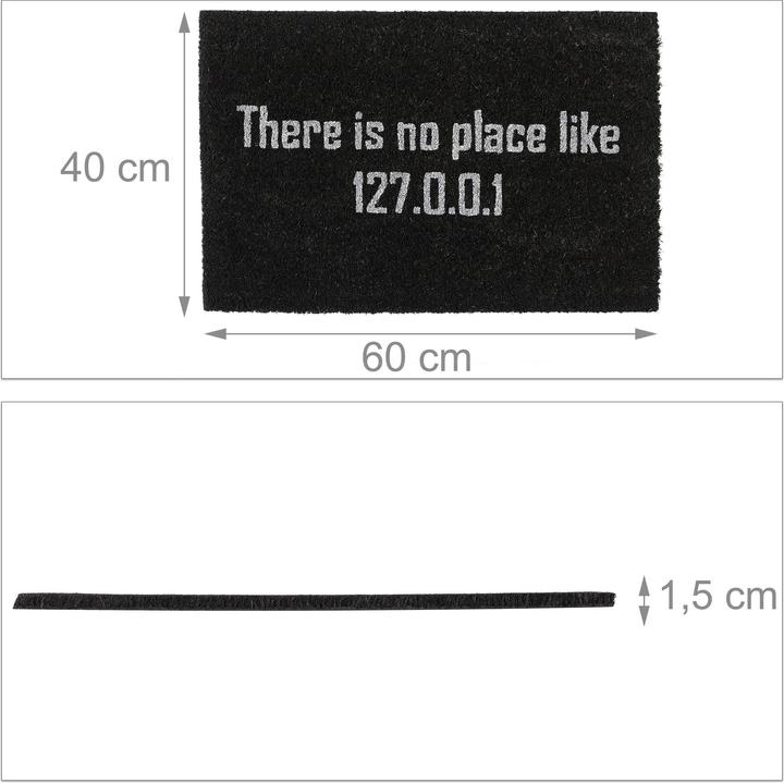 Actual product image Relaxdays Doormat (60 x 40 cm)