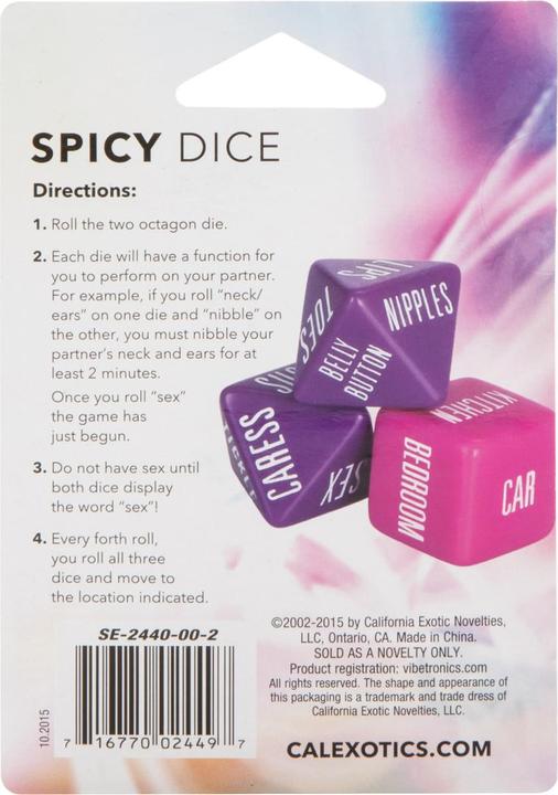 Produktbild CalExotics Spicy Dice (Würfelspiel, Englisch)
