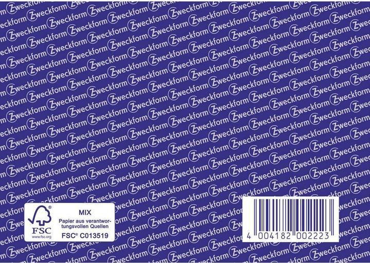 Produktbild Avery Zweckform 222-10 DIN A6 quer Fahrtenbuch Anzahl der Blätter: 40 Weiss 10 (40 x)