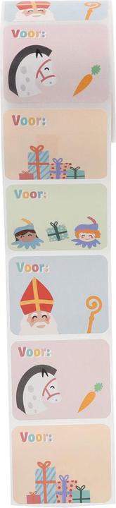 Actual product image Folat Name Stickers Gift - Sint en Pieten - 50 pieces