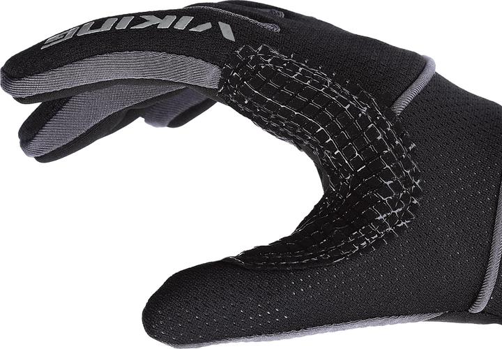 Vikingsports VIKING Ski Touring Gloves - Elastic Cuffs - Hard-Palm-Shell - Silicone Print - Attractive Design - L (L)