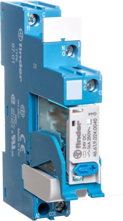 Produktbild Finder Schnittstellenrelais 4C-Serie 16A 24V DC (4C.01.9.024.0050SPA)