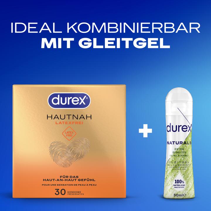 Produktbild Durex Hautnah Latexfrei Kondome – 30 Stück (30 Stk.)