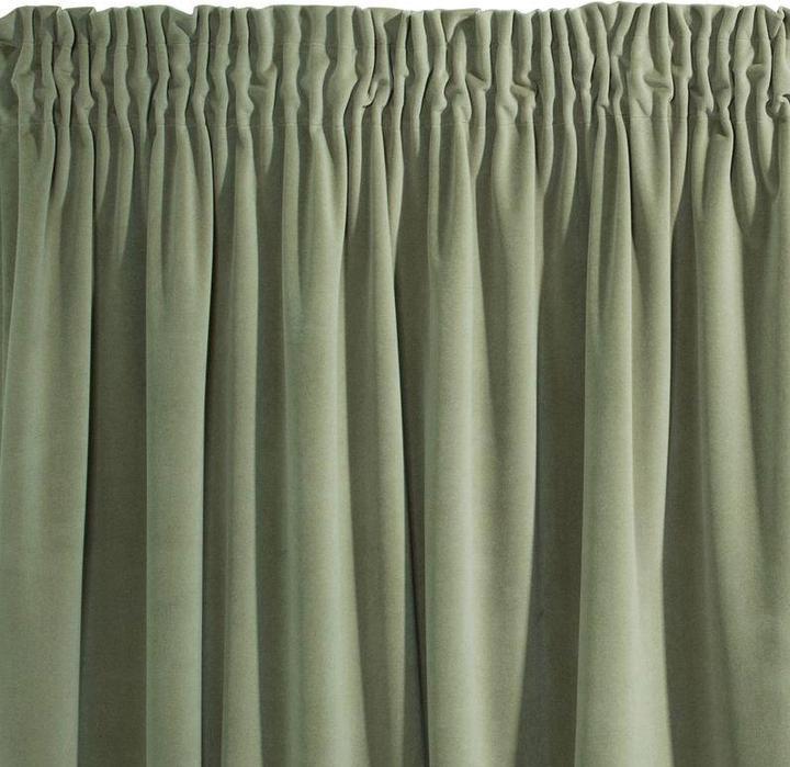 Image du produit Eurofirany rideau uni en velours plus épais KRISTI, 140X270 cm, 330 g/m2, bande/tunnel, couleur : gr (140 x 270 cm)