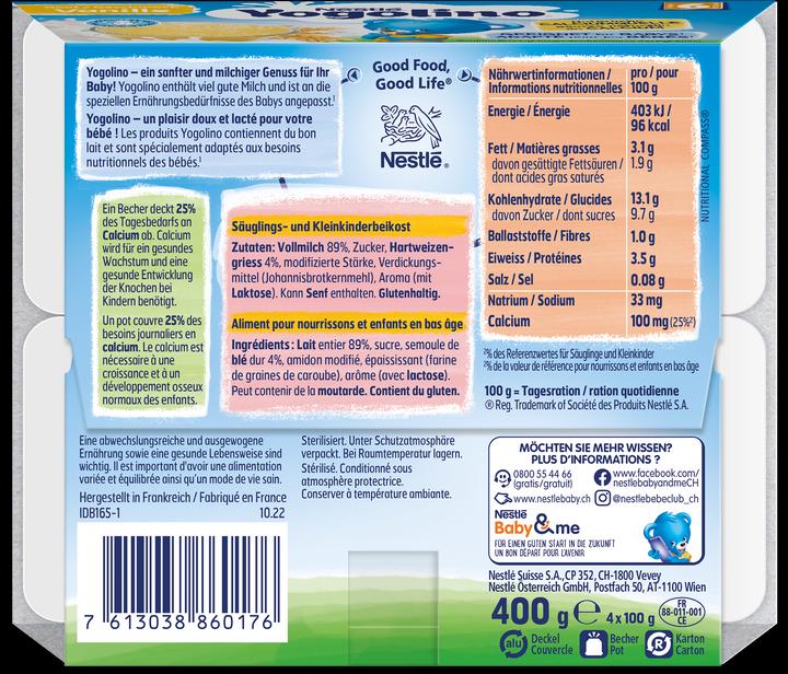 Image du produit Yogolino Vanille (400 g)