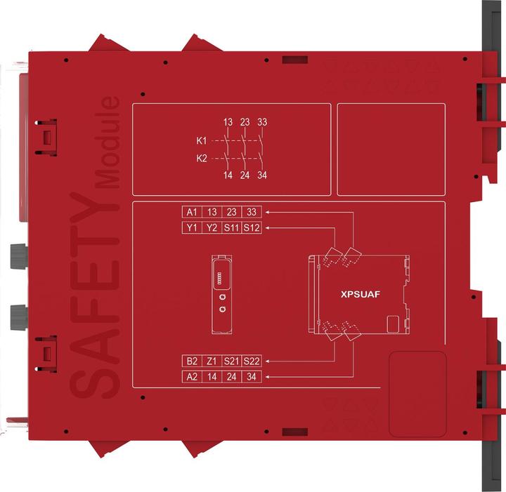 Actual product image Schneider Electric Safety relay 6FKT 1K 3S 1T 48-240VSK XPSUAF33AP
