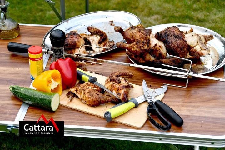 Actual product image Cattara Barbecue knife set 4+1+1