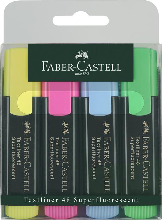 Immagine prodotto Faber-Castell Evidenziatore Textliner 50 (Multicolore, 5 mm, 4 x)