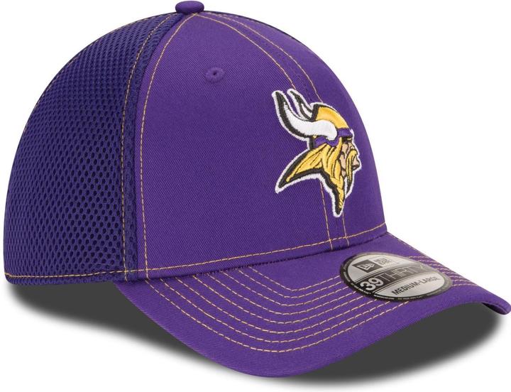 New Era 39Thirty Stretch Mesh Cap - Minnesota Vikings - L/XL (L)